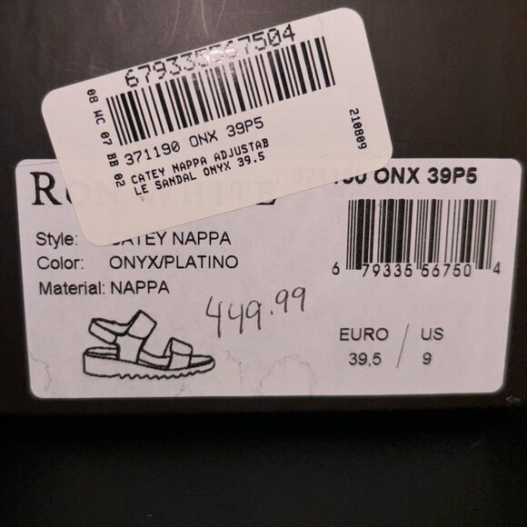 Ron White Catey Nappa Adjustable Sandals - Picture 5 of 6